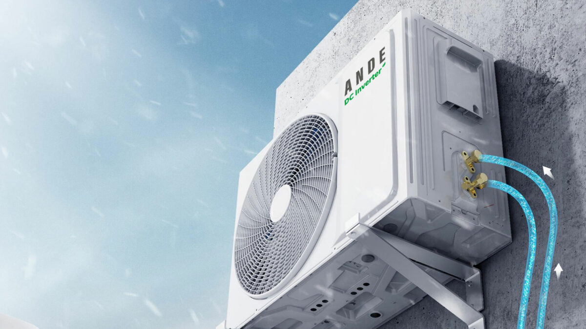 ANDE BASIC+ (AND-F09K) klíma szett – 2,5 kW teljesítményű split modell,WI-FI funkciócval, energiatakarékos működéssel.