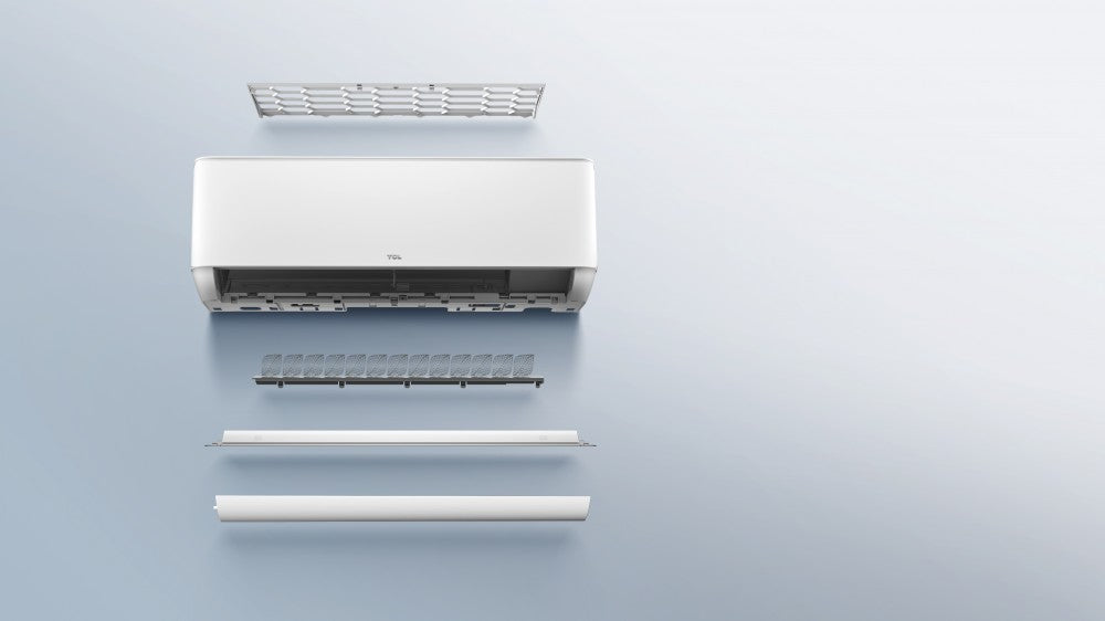 TCL Thermo-X inverteres, Wi-Fi-s split klíma csendes működéssel, energiatakarékos fűtéshez és hűtéshez.