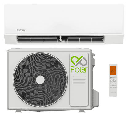 Polar Zenit inverteres, wifi-s split klíma energiatakarékos fűtésre-hűtésre, csendes, modern kivitelben.